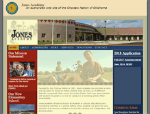 Tablet Screenshot of jonesacademy.org